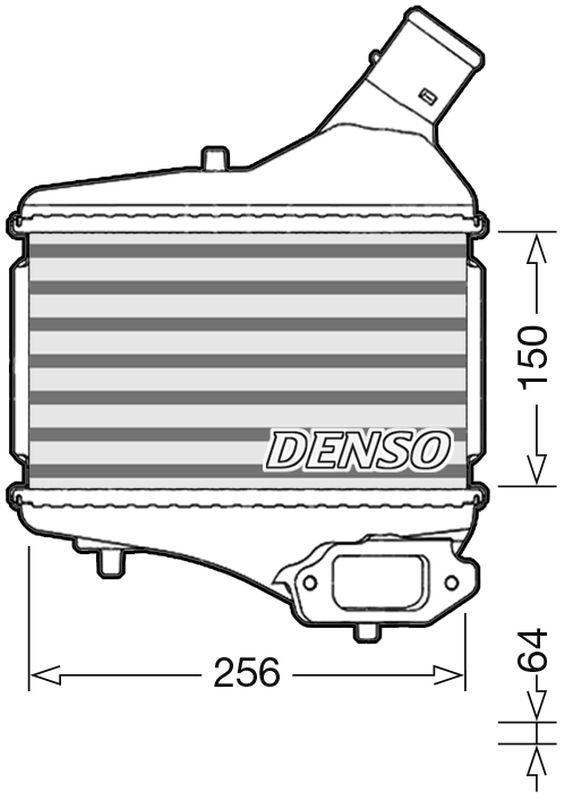 Denso Charge Air Intercooler DIT40010